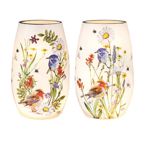 Spring Florals Lit Vase