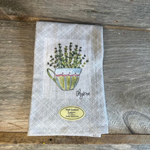 Load image into Gallery viewer, Herb Teacup Tea Towels
