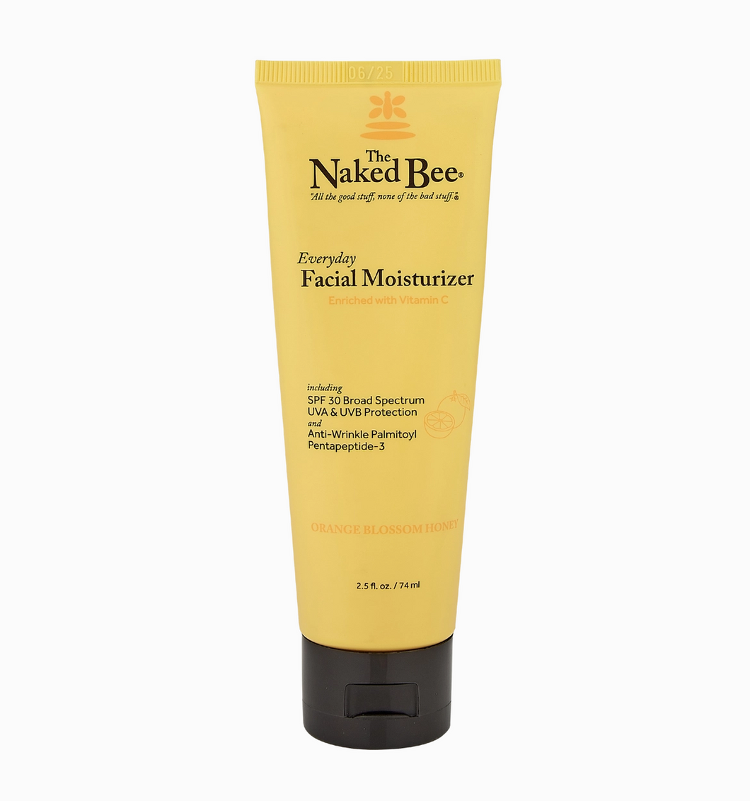 2.5 oz. Orange Blossom Honey Facial Moisturizer with SPF 30 - The Naked Bee