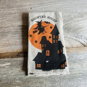 Vintage Inspired Printed Halloween Tea Towels