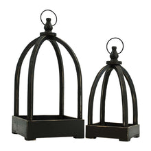 Load image into Gallery viewer, Black Gothic Arch Lantern
