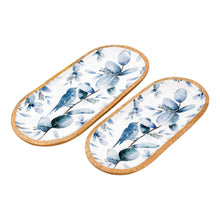 Load image into Gallery viewer, Bluebird Collection - Mini Blocks, Table Runner, Oval Wood Bowls
