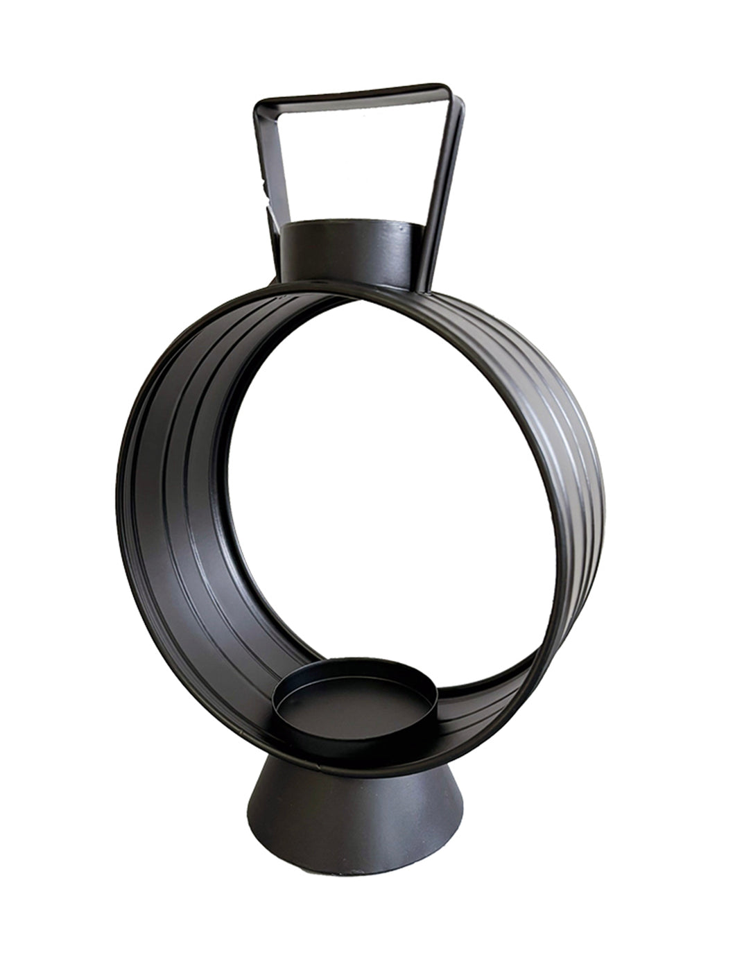 Black Round Lantern