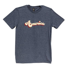 Load image into Gallery viewer, Vintage America T-Shirt, Heather Navy, Small
