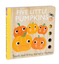 Load image into Gallery viewer, Touch and Trace Nursery Rhymes: Five Little Pumpkins by Editors of Silver Dolphin Books
