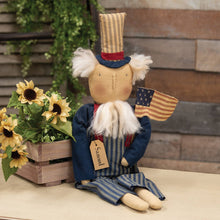 Load image into Gallery viewer, Vintage Stars &amp; Stripes Samuel Doll
