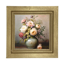 Load image into Gallery viewer, Mixed Flowers in Vase - Framed Art
