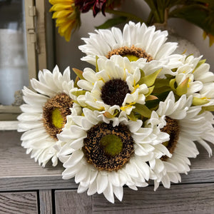 Rustic Antique Collection Sunflower Stems