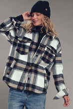 Load image into Gallery viewer, Plaid Button-Down Jacket

