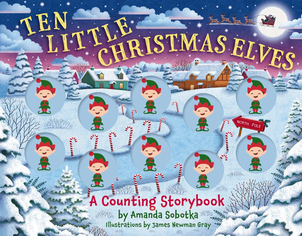 Ten Little Christmas Elves Boardbook