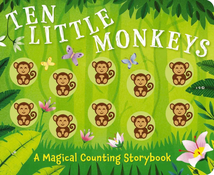 Ten Little Monkeys Boardbook