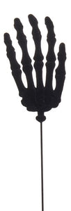 Flocked Skeleton Hands