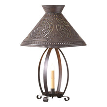 Load image into Gallery viewer, Betsy Ross Lamp with Chisel Shade in Kettle Black
