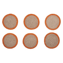 Load image into Gallery viewer, Harvest Blessings Natural Stencil Pumpkin Coaster
