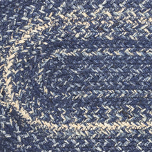 Load image into Gallery viewer, Great Falls Blue Jute Oval Runner
