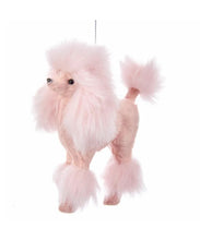 Load image into Gallery viewer, Plush Pink Poodle Ornament
