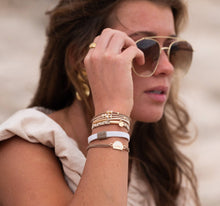 Load image into Gallery viewer, "Rise" Gold Sun Hair Tie Bracelets
