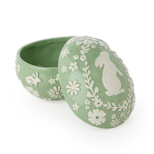 Load image into Gallery viewer, Easter Whimsy Bunny Relief Pattern Plate, Bowl and Covered Dish

