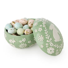 Load image into Gallery viewer, Easter Whimsy Bunny Relief Pattern Plate, Bowl and Covered Dish

