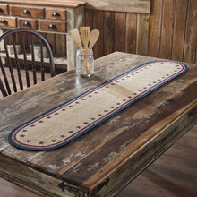 Load image into Gallery viewer, My Country Oval Runner Stencil Stars 12" x 60"
