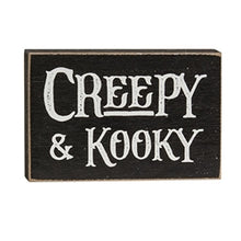 Load image into Gallery viewer, Halloween Shelf Sitter Sign
