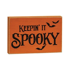 Load image into Gallery viewer, Halloween Shelf Sitter Sign
