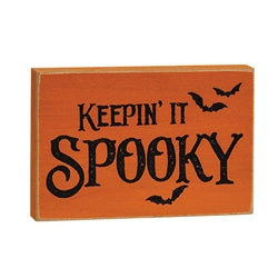 Halloween Shelf Sitter Sign