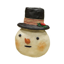 Load image into Gallery viewer, Resin Snowman Taper Holder
