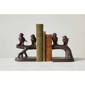 Birds on Branch Bookend Set