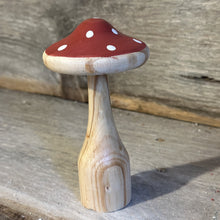 Load image into Gallery viewer, Red Cap Decorative Wood Mushrooms
