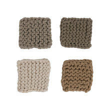 Load image into Gallery viewer, Cotton Crocheted Coasters
