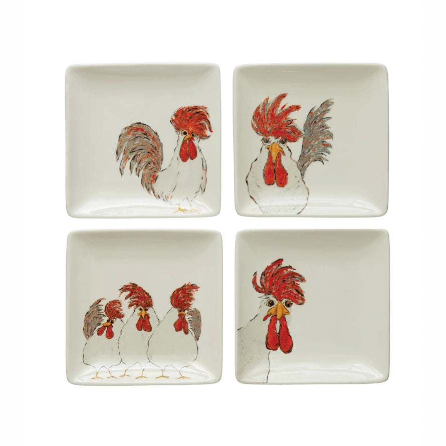 Funny Chicken Plates