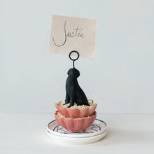 Load image into Gallery viewer, Cast Iron Lab Card or Photo Holder
