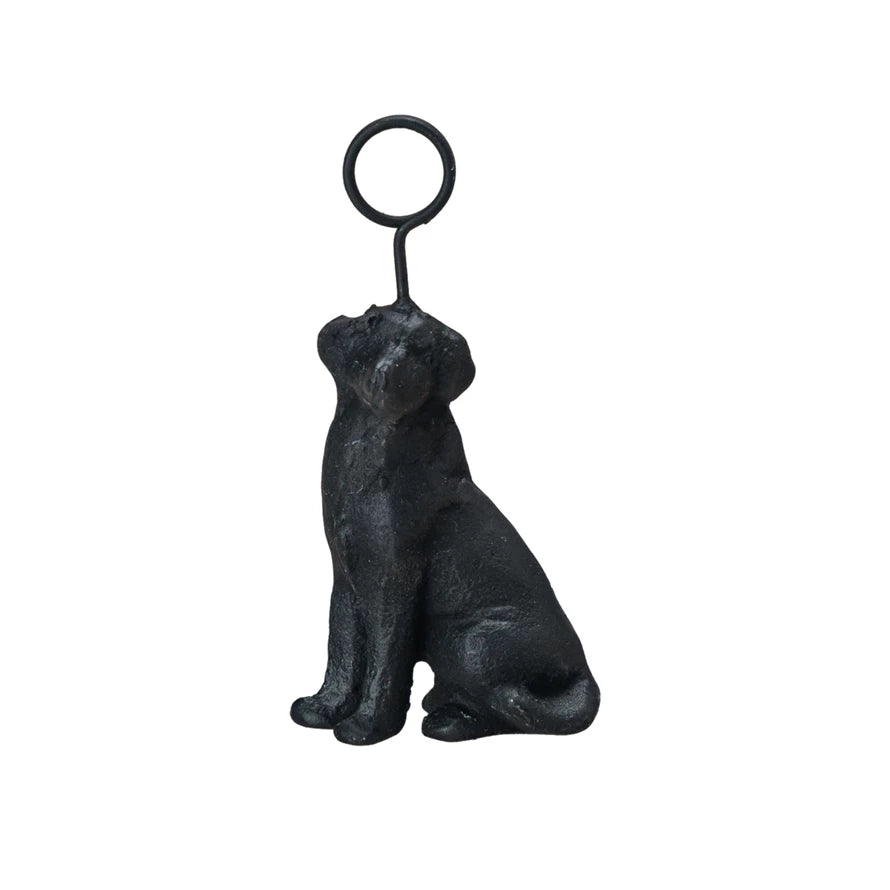 Cast Iron Lab Card or Photo Holder