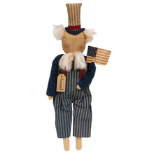 Load image into Gallery viewer, Vintage Stars &amp; Stripes Samuel Doll
