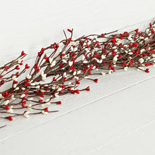 Load image into Gallery viewer, Red and Cream Pip Berry Garland
