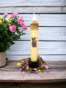 Hummingbird Bird Spring Battery Operated Timer Taper Candles