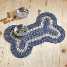 Load image into Gallery viewer, Great Falls Blue Indoor/Outdoor Medium Bone Rug

