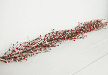 Load image into Gallery viewer, Red and Cream Pip Berry Garland
