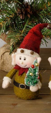 Load image into Gallery viewer, Fabric Holiday Elf
