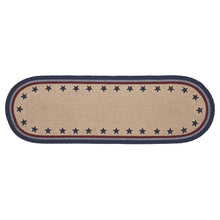 Load image into Gallery viewer, My Country Oval Runner Stencil Stars
