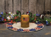 Load image into Gallery viewer, Americana Candle Mat 13"
