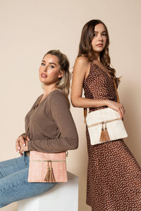 Tara Arrowhead Crossbody w/ Front Zip Pocket