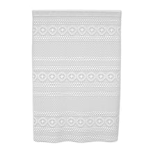 Load image into Gallery viewer, Farmhouse Eureka! 48x63 White Lace Curtain Panel
