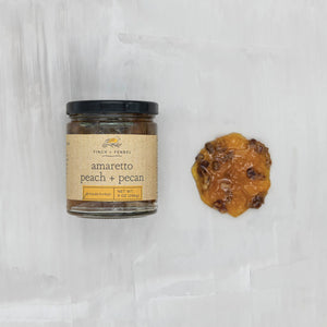 Finch + Fennel: Amaretto Peach Pecan Preserves