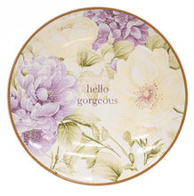 Load image into Gallery viewer, Vintage Floral Ceramic Trinket Tray

