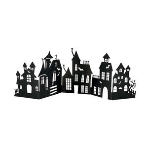 Haunted Village Silhouette