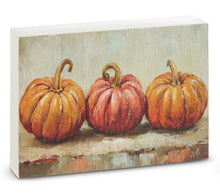 Load image into Gallery viewer, 10&quot; Pumpkin Trio Block
