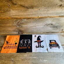 Load image into Gallery viewer, Waffle Halloween Kitchen Towels
