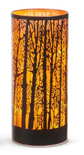 Load image into Gallery viewer, Lighted Orange Spooky Trees Lanterns
